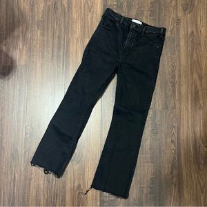 Abercrombie & Fitch High Rise Ankle Flare Jeans